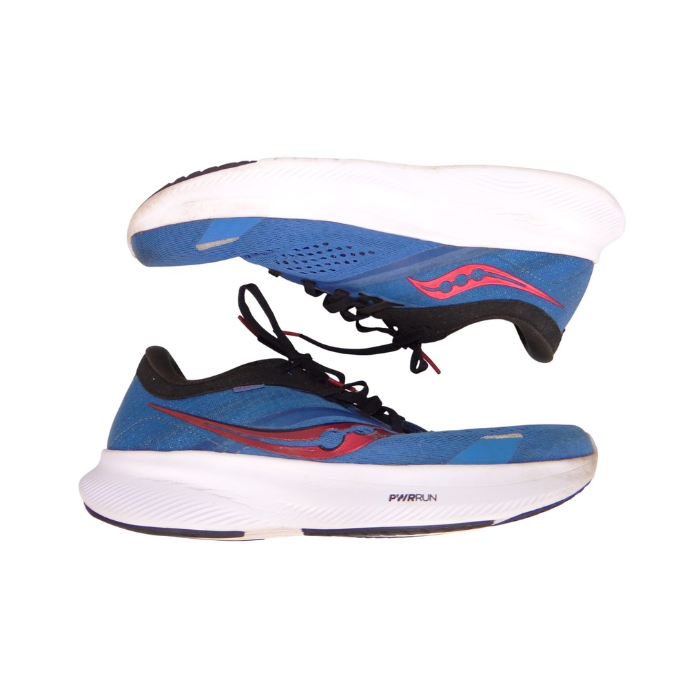 Saucony Ride 16 Mens Running Shoes Blue Black Red S20830-16 Size 10